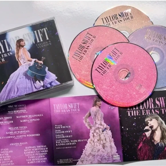 Taylor Swift The Eras Tour 3 CD & DVD Combo - Picture 5 of 6